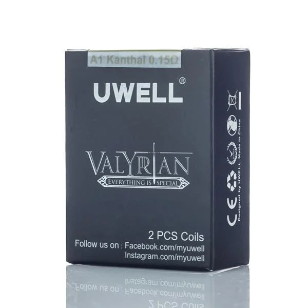 Uwell Valyrian Tank Replacement Coils (0.15ohm – 2 Pack)