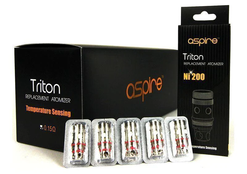 Aspire Triton NI200 Temperature Sensing Coil Heads (Pack of 5)