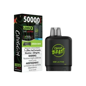 Flavour Beast Level X G2 Ultra Pod 50K - Chuggin' Green Dew
