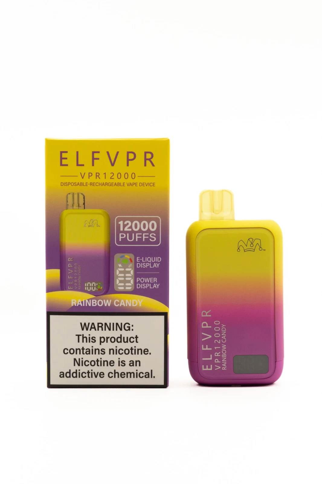 ELF VPR Disposable Vape - 12000 Puffs, 50mg Nicotine
