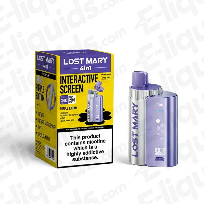 Lost Mary 4 in 1 Purple Edition Prefilled Pod Kit