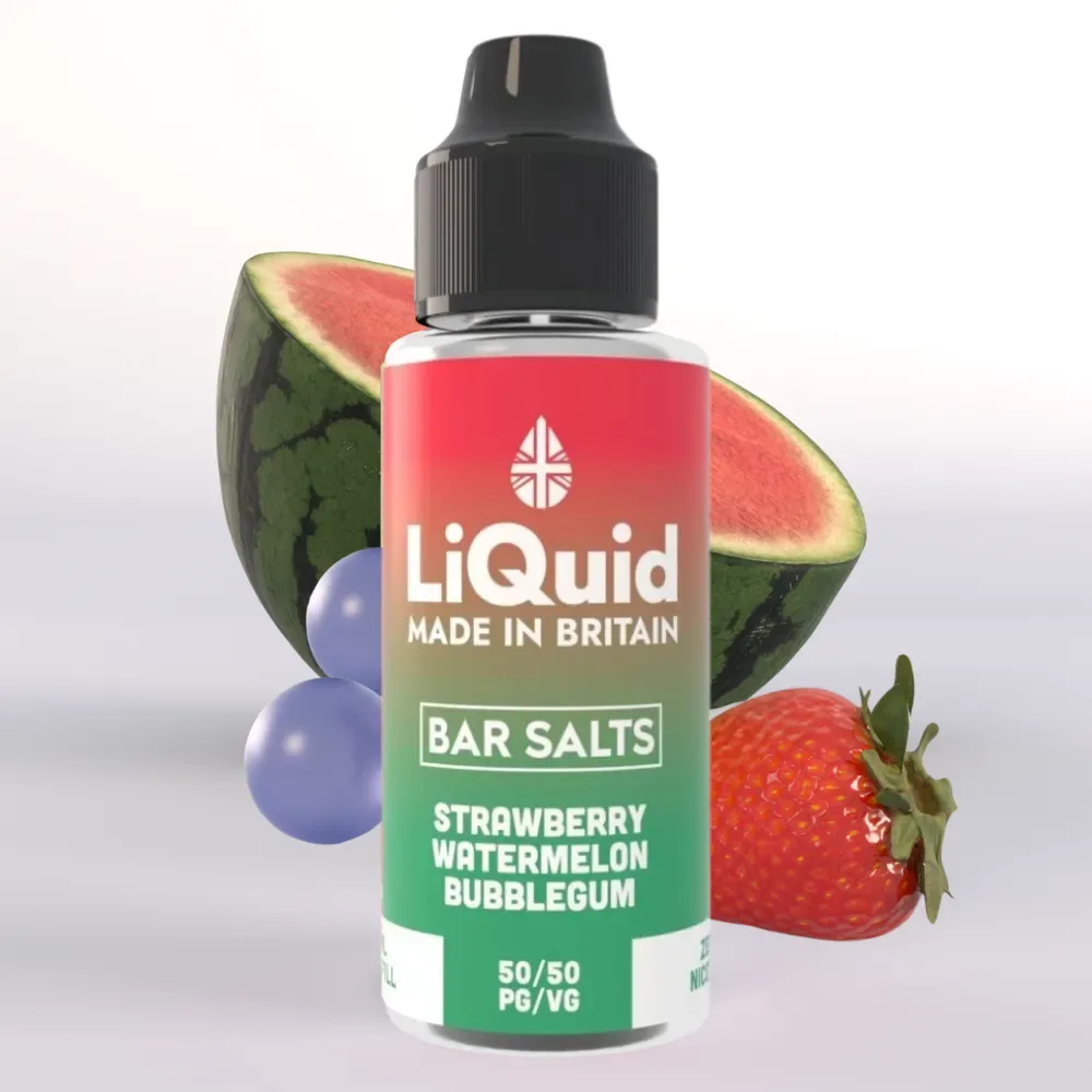 Strawberry, Watermelon, Bubblegum Shortfill 100ml