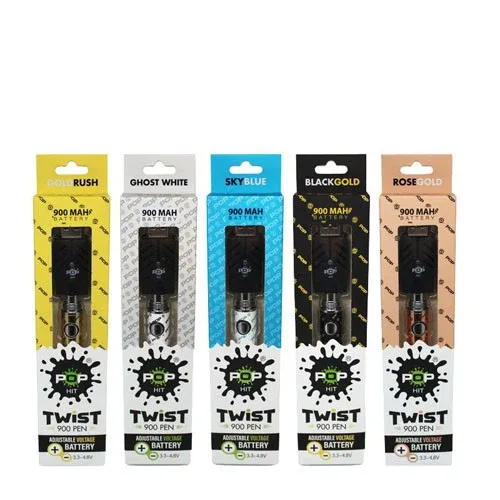 Pop Hit Twist Slim 900mAh Cartridge Pen