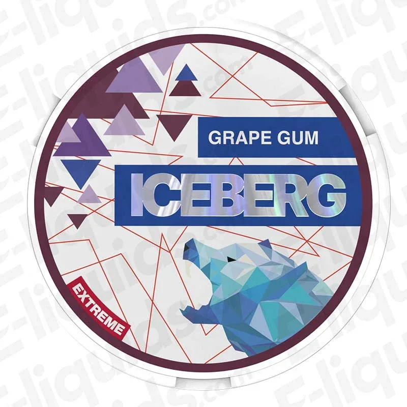 Iceberg Grape Gum Nicotine Pouches