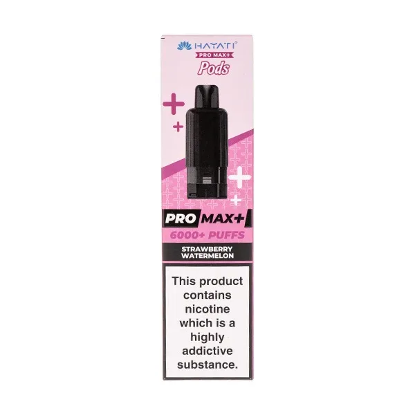 Strawberry Watermelon Pro Max Plus Prefilled Pod + Refill by Hayati