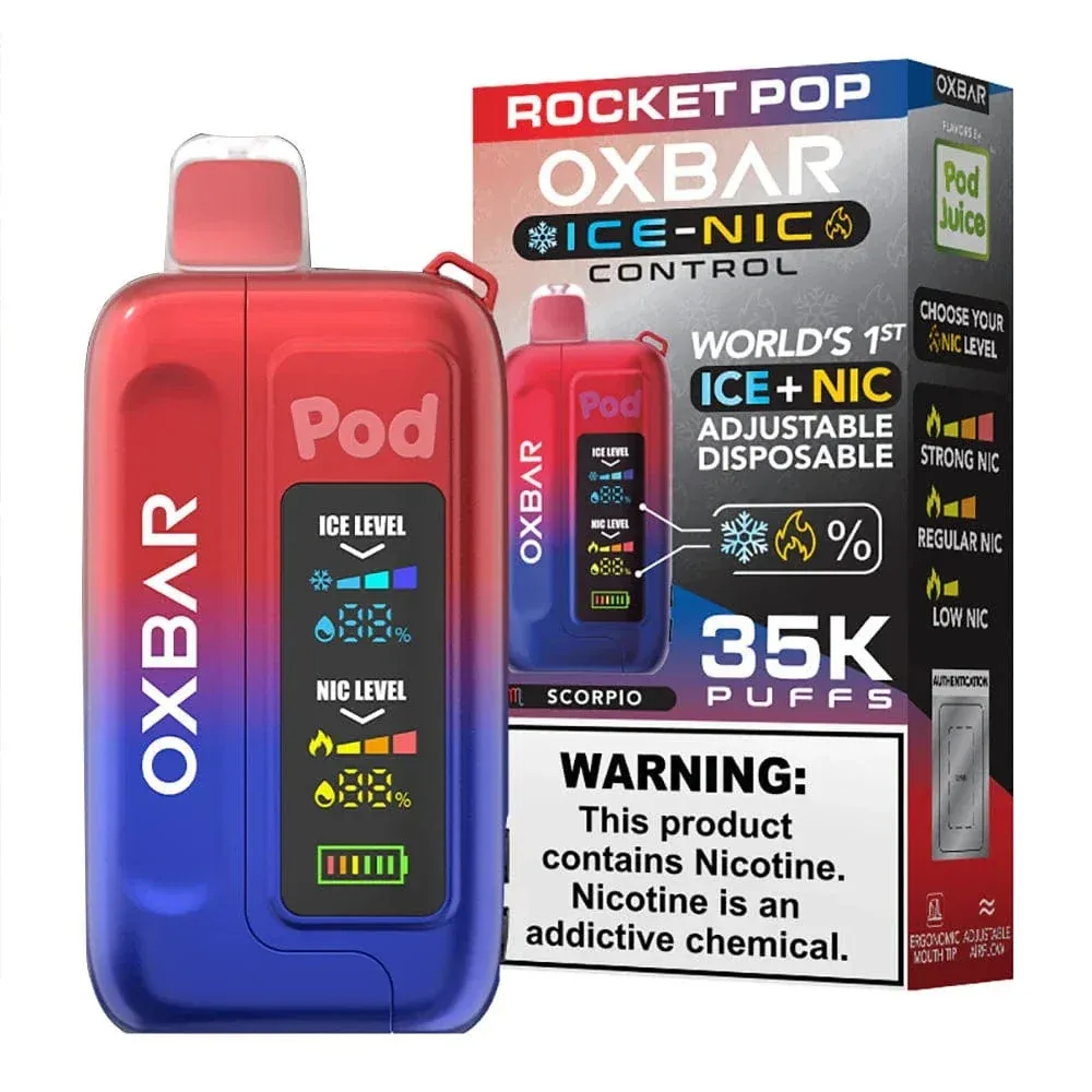 OXBAR X Pod Juice Ice-Nic Control 35K Disposable