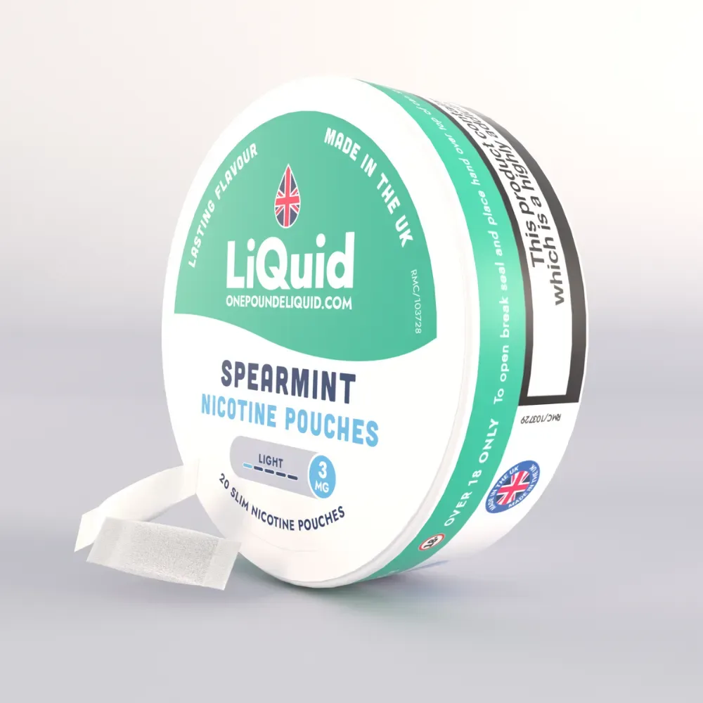 Spearmint Nicotine Pouches by LiQuid - Image 2