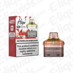 Higo BB 4000 Watermelon Bubblegum Prefilled Pod