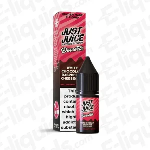 Just Juice Desserts White Chocolate Raspberry Cheesecake Nic Salt
