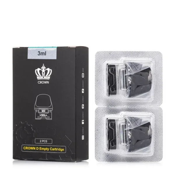 Uwell Crown D Empty 3mL Replacement Pods *Pack of 2*