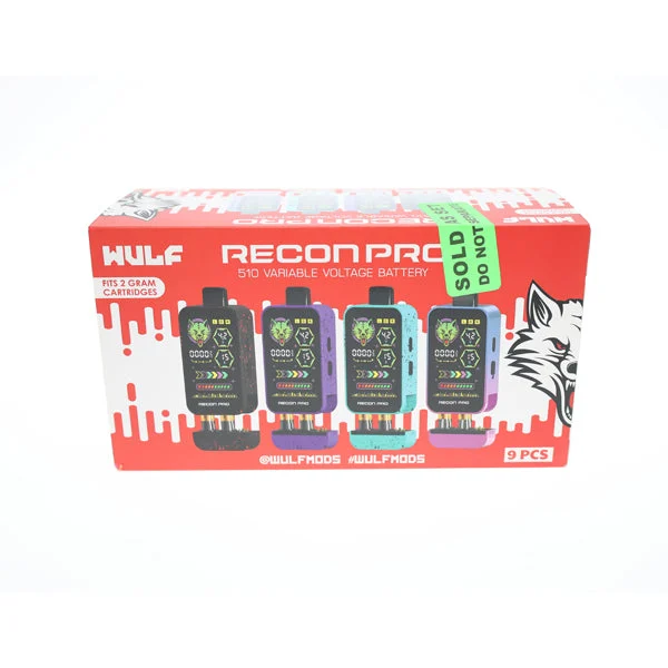 Wulf (DSPLY 9pc)(510BATT) Recon Pro Dual Cart