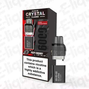 SKE Crystal CL6000 Fizzy Cherry Prefilled Pod