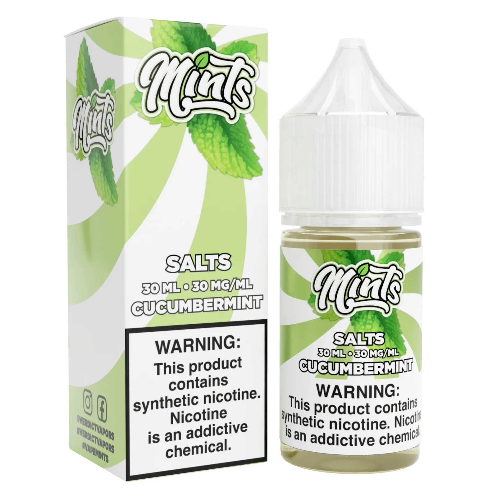 Cucumber Mint SALT - Mints Vape Co. - 30mL