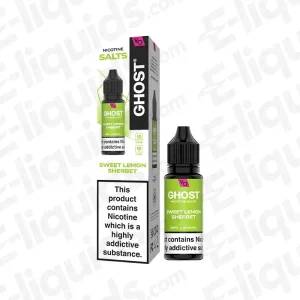 Vapes Bars Ghost Sweet Lemon Sherbet Nic Salt
