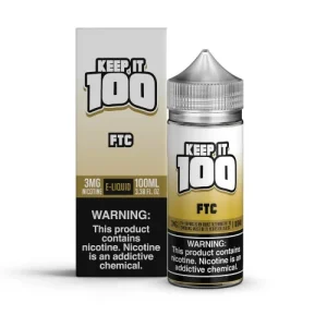 Keep It 100 E-Liquid - FTC - 100ml | Only $19.99