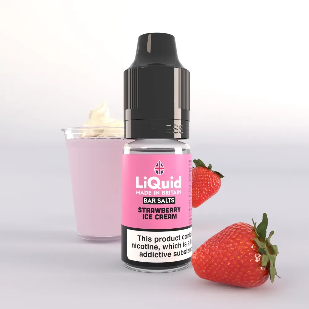 Strawberry Ice Cream - Nicotine Salt Vape Juice