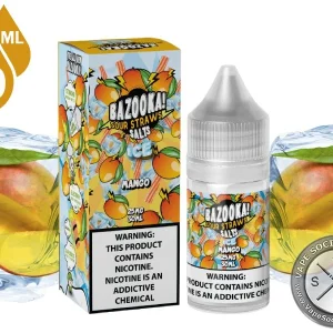 Ice Mango BAZOOKA SOUR STRAWS SALT 30ml