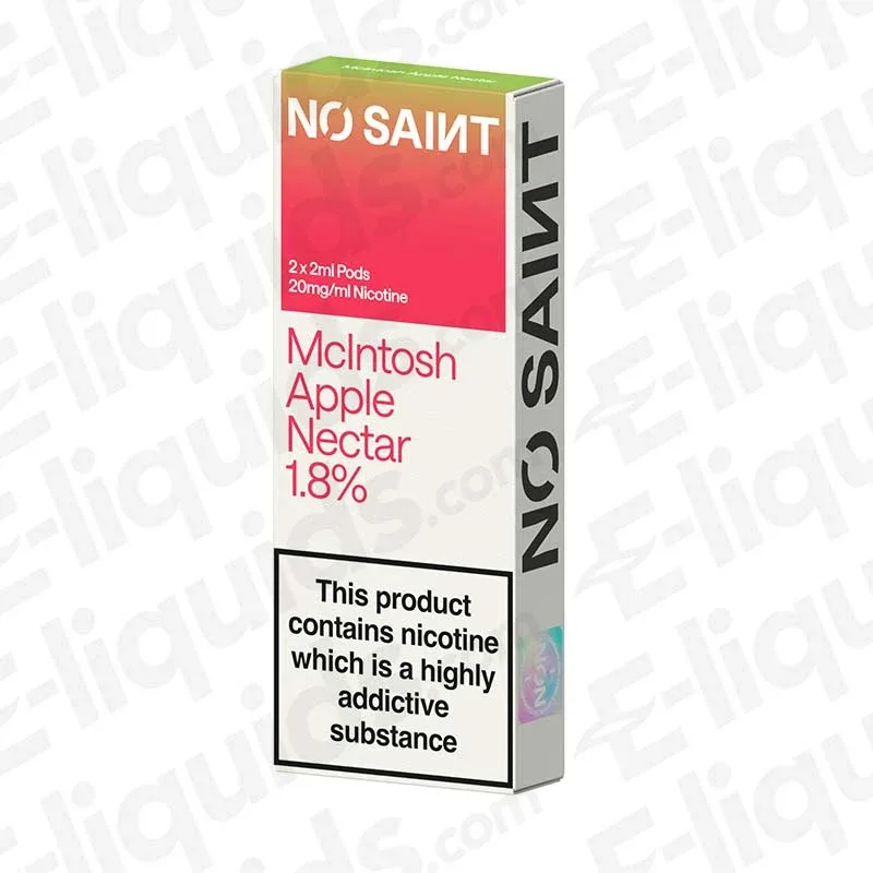 NO SAINT McIntosh Apple Nectar Prefilled Pod