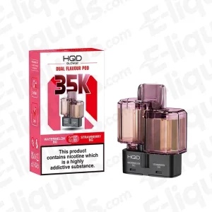 HQD Glow Air 35K Watermelon BG-Strawberry BG Prefilled Pod