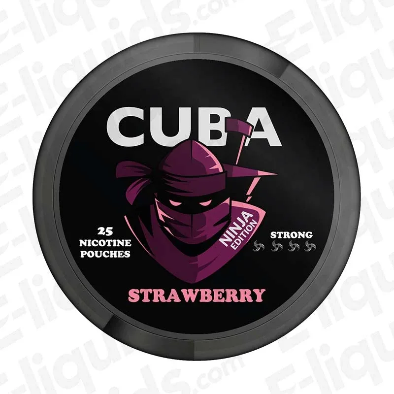 CUBA Ninja Strawberry Nicotine Pouches