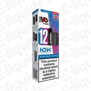 IVG Pro 12 20mg Blue Razz Retro Prefilled Pod
