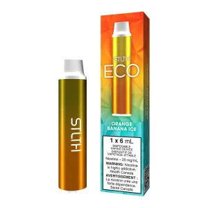 STLTH ECO Disposable Vape Device - Orange Banana Ice