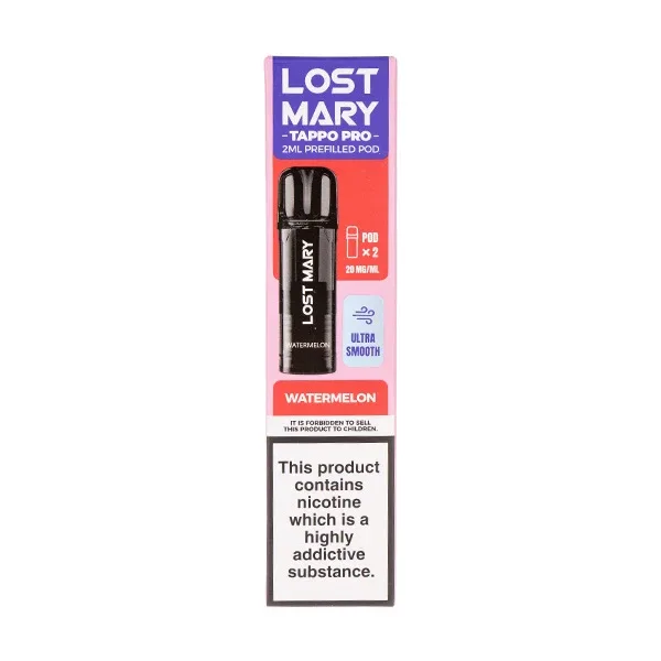 Watermelon Tappo Prefilled Pods by Lost Mary