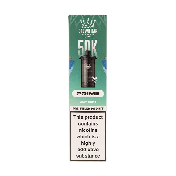 Gum Mint 50K Hypermax Prime Prefilled Pod + Refill by Al Fakher