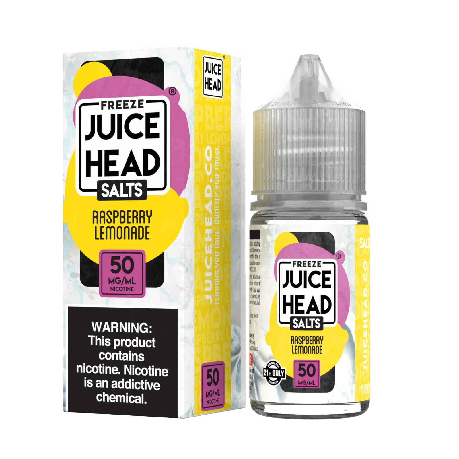 Raspberry Lemonade FREEZE SALT - Juice Head - 30mL - Image 2