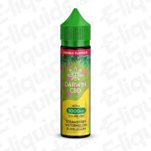 Darwin CBD 60ml Strawberry Watermelon Bubblegum Vape Juice