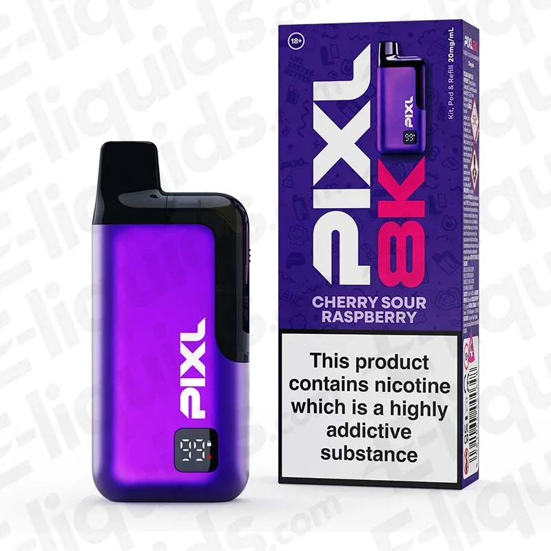 PIXL 8000 Cherry Sour Raspberry Prefilled Pod Kit - Image 2