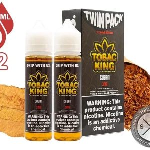 Cuban Tobac King E-Liquid 120ml (2x60ml)