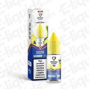 Crystal Clear Blue Razz Lemonade Nic Salt