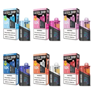 Geek Bar Clio Platinum 50K Disposable + Power Dock