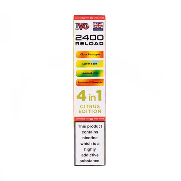 Citrus Edition IVG 2400 Reload Replacement Pods - 4 Pack