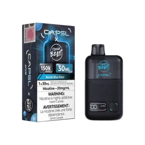 Flavour Beast x CAPSL 150K – Bomb Blue Razz