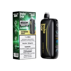 Insta Bar Mega Pro 160K - Extreme Mint Disposable Vape