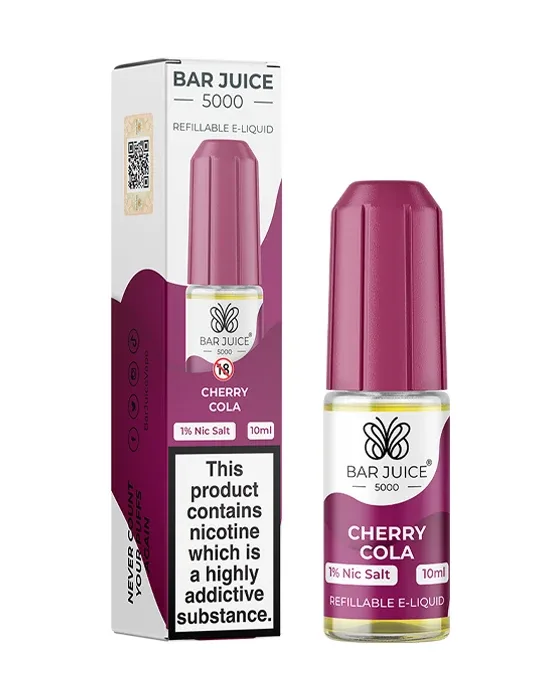 Cherry Cola Nic Salt E-Liquid - Bar Juice 5000 - Image 2