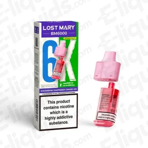 Lost Mary BM6000 Strawberry Raspberry Cherry Ice Prefilled Pod