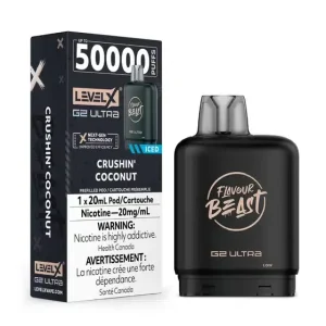 Level X Flavour Beast G2 Ultra Crushin’ Coconut Iced (6/box)
