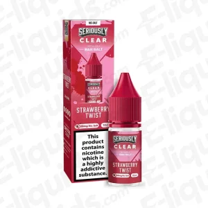 Seriously Clear Strawberry Twist Nic Salt