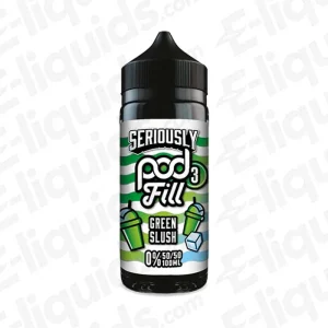 Doozy Vape Co Green Slush Seriously Pod Fill 3 100ml Shortfill Vape Juice