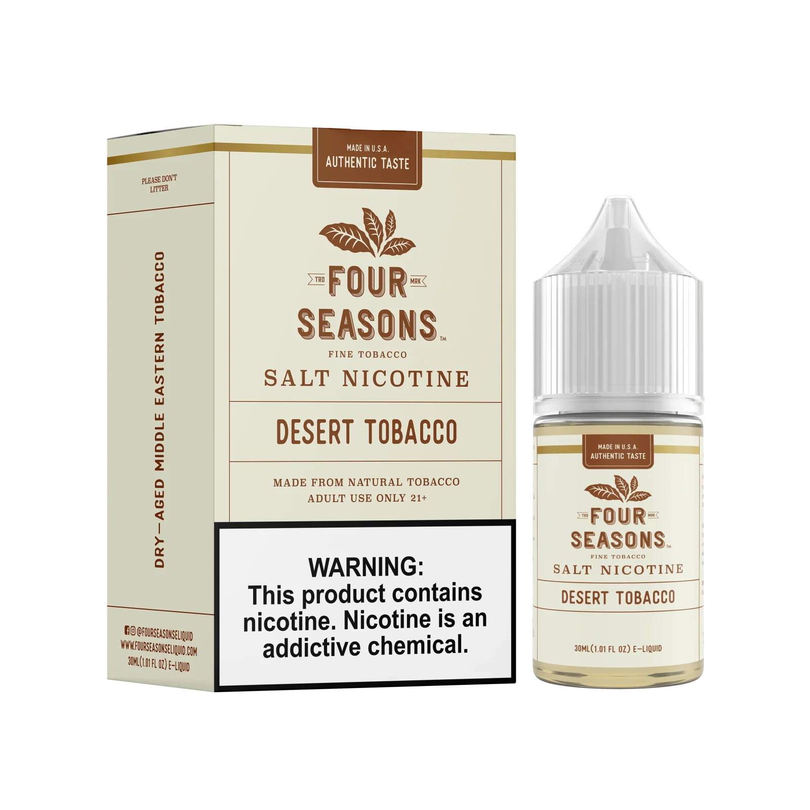 Desert Tobacco SALT - Four Seasons - 30mL