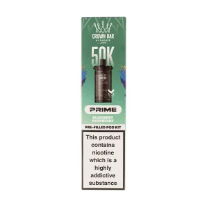 Blueberry Raspberry 50K Hypermax Prime Prefilled Pod + Refill by Al Fakher