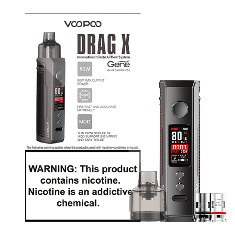VOOPOO Drag X 80W Pod Mod Kit - Image 2