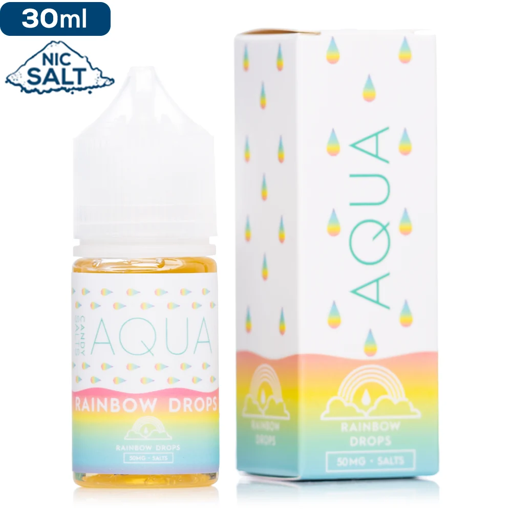 Rainbow Drops - AQUA Salts E-Liquid - 30mL - OUT OF STOCK