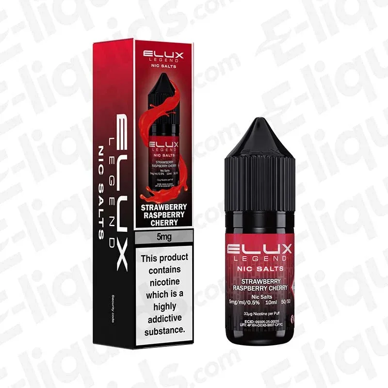 Elux Legend Strawberry Raspberry Cherry Nic Salt