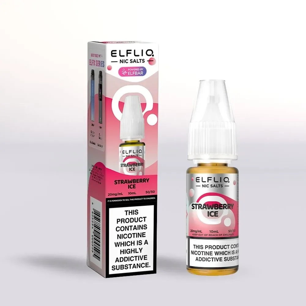 Elf Bar ElfLiq Strawberry Ice Nic Salt E-Liquid