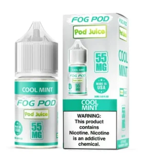 Cool Mint Pod Juice x Fog Pod Salts 30mL