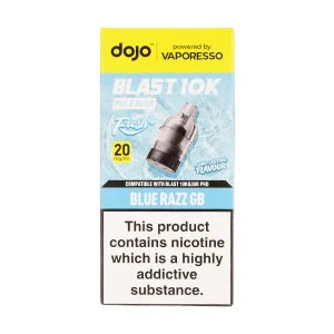 Blue Razz GB Dojo Blast 10K Prefilled Pod + Refill by Vaporesso